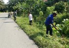 Babinsa Desa Motu Ajak Warga Bersihkan Lingkungan Demi Cegah Banjir dan Jaga Kesehatan