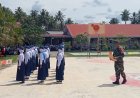 Babinsa Koramil 1427-02/Bambalamotu Dampingi Latihan Baris Berbaris SMP Tahun 2025